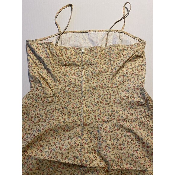 VTG Y2k Cottage Prairie Dress Womens Dainty Floral Print Feminine Boho Midi NWOT - Picture 4 of 16